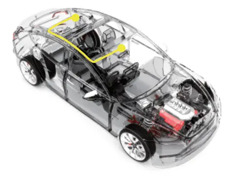 VANTRUE S1 4K Dash Cam Built in GPS Front 4K and Rear 1080P Dash Camera - windshield6