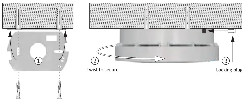 ELRO Smoke Alarm - Ceiling mounting