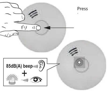 ELRO Smoke Alarm - Testing