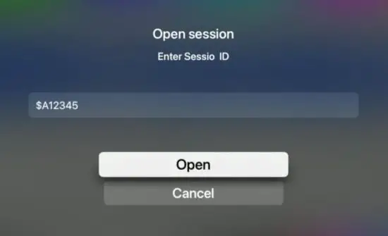 Streambox Media Player for Apple TV 4K - Session by ID