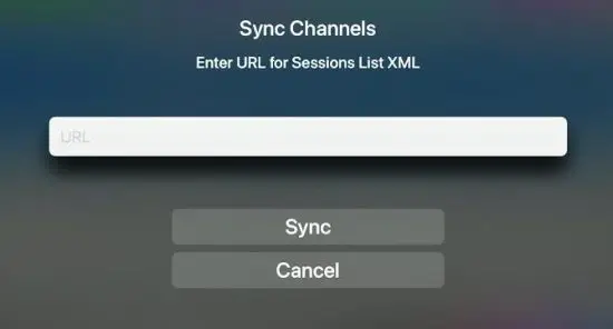 Streambox Media Player for Apple TV 4K - Sync Channels
