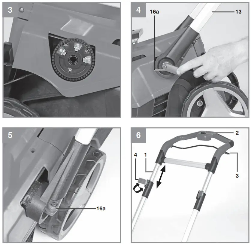 Einhell RASARRO 36 Cordless Lawn Mower - Fig 2