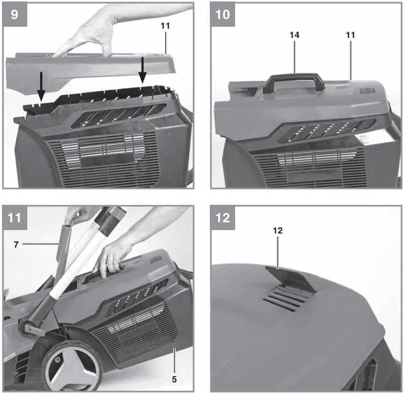 Einhell RASARRO 36 Cordless Lawn Mower - Fig 4