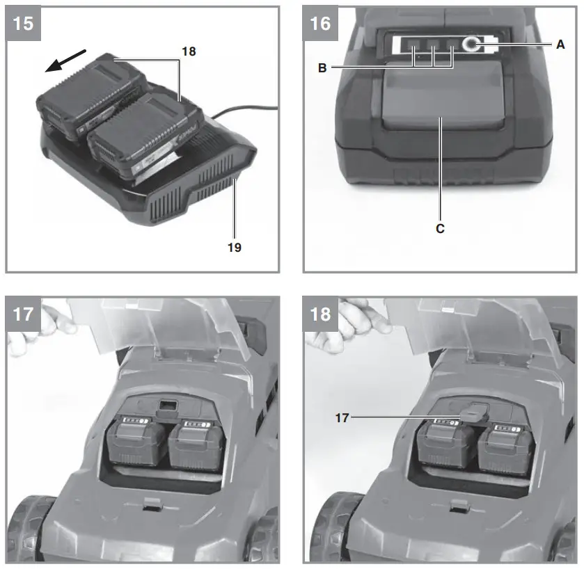 Einhell RASARRO 36 Cordless Lawn Mower - Fig 6