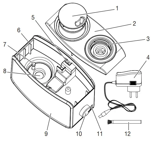 beurer LB 12 Mini Air Humidifier - Unit description
