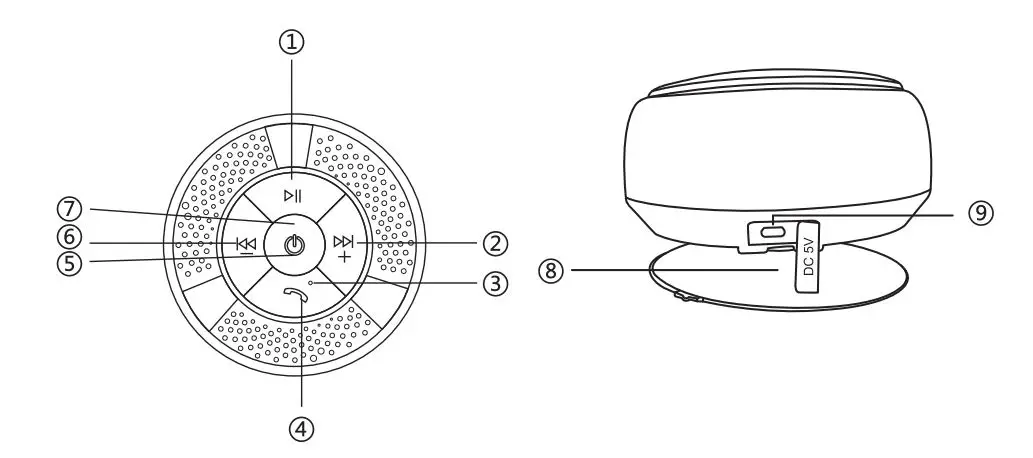 TAOTRONICS-TT-SK03-Wireless-Shower-Speaker-FIG-1