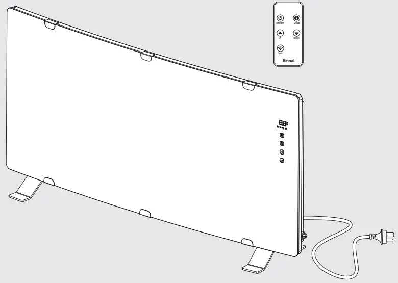 Rinnai BEPH10DTWF Electric Panel Heater -