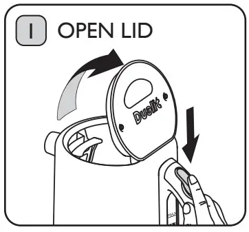 Dualit 72925 Architect Kettle Instruction - FILLING 1