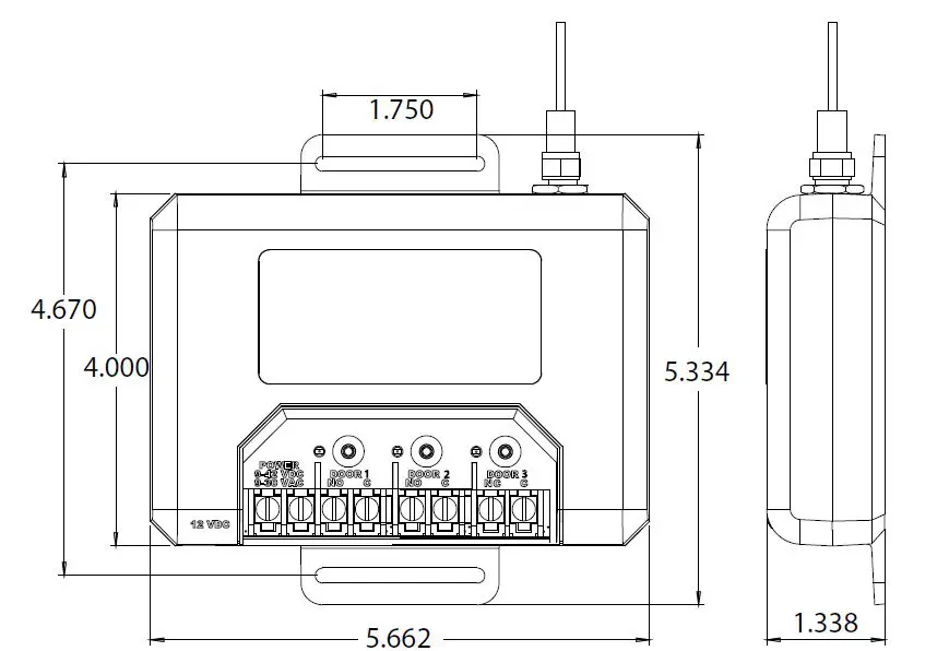 OVERHEAD DOOR 890MAX Door Receiver-FIG1
