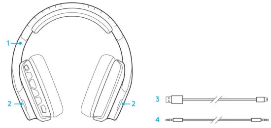 logitech G935 Wireless 7.1 Lightsync Gaming Headset - BOX
