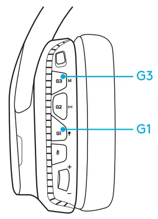 logitech G935 Wireless 7.1 Lightsync Gaming Headset - EQUALIZER CYCLING
