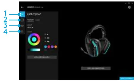 logitech G935 Wireless 7.1 Lightsync Gaming Headset - LOGITECH G HUB SOFTWARE