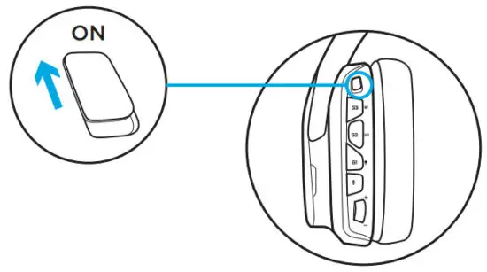 logitech G935 Wireless 7.1 Lightsync Gaming Headset - Wireless On