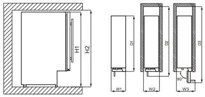 AEG-AWUSO20B5B-5000-Series-82-cm-Integrated-Refrigerator-FIG-1