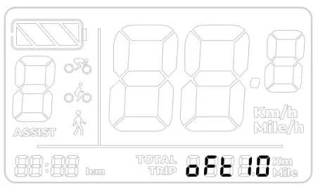 EBIKE ESSENTIALS C961 LCD Display - Auto Off Function