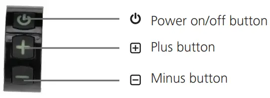 EBIKE ESSENTIALS C961 LCD Display - BUTTONS