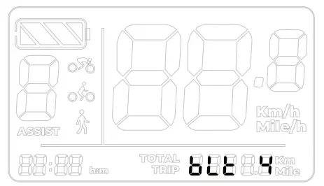 EBIKE ESSENTIALS C961 LCD Display - Backlight