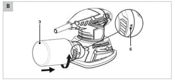 VONROC PS501AC Palm Sander-fig2
