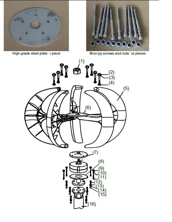 XPOtool -62739 -12V -Wind -Generator -2