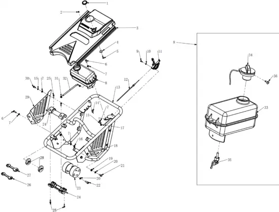 Tank and Handle Overview