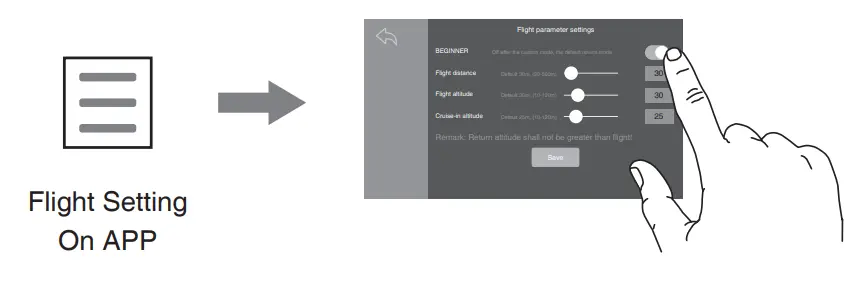 Flight Setting On APP