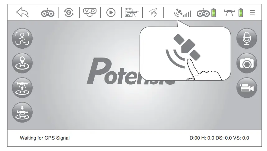 Search the lost drone
