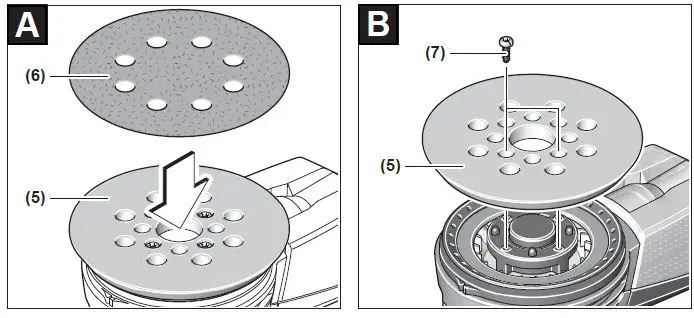 BOSCH 125-1 A Random Orbit Sander 4