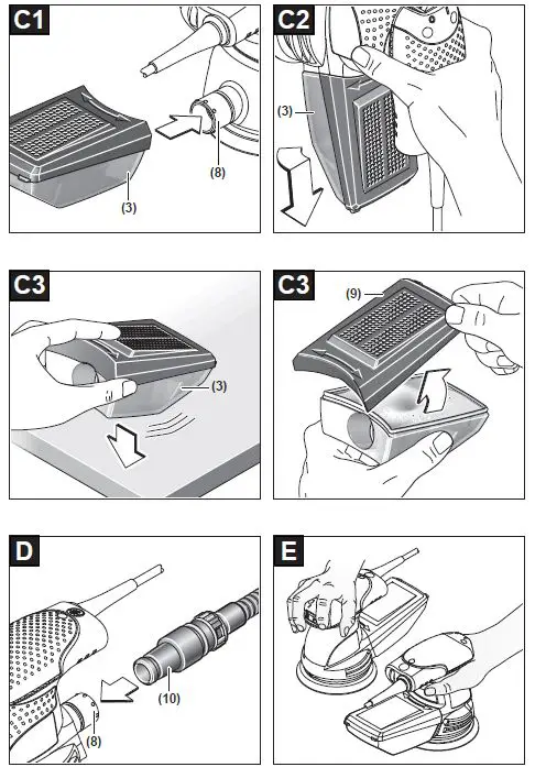 BOSCH 125-1 A Random Orbit Sander 5