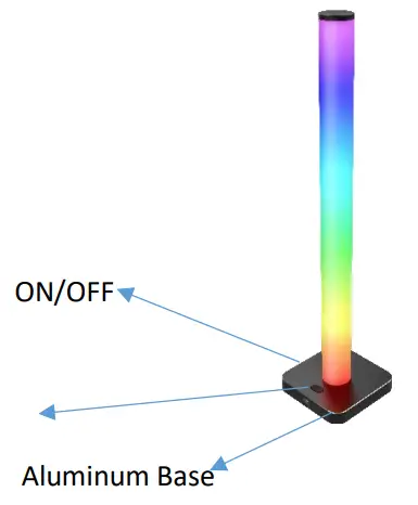 Lighting tower with stand
