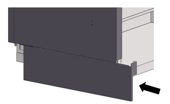 fIr jado MC Series MC 75 HS Modular Counter - Mounting the plinth