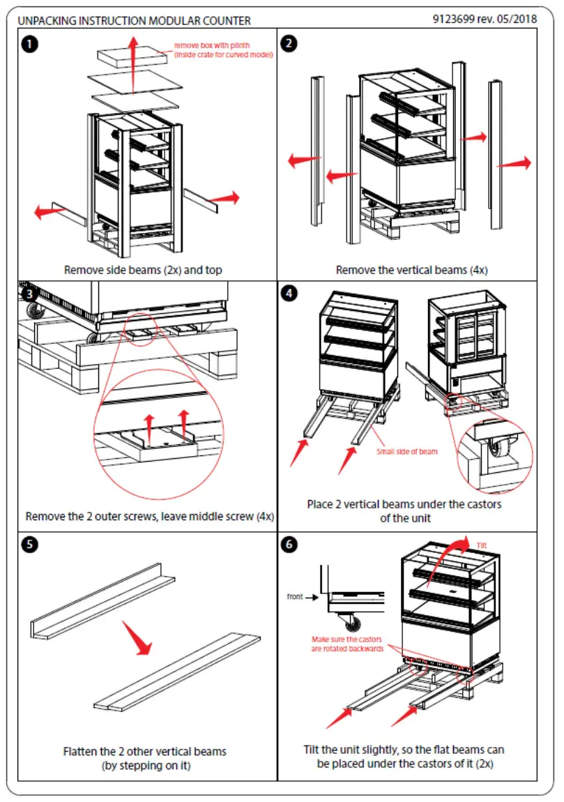 fIr jado MC Series MC 75 HS Modular Counter - Unpacking the unit