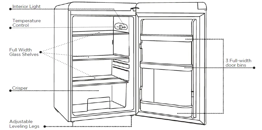 CommercialCOOL-CCRR4ALW-Refrigerator-fig2