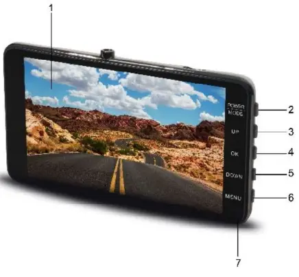 MINOLTA MNCD406X Full HD Dash Camera 1