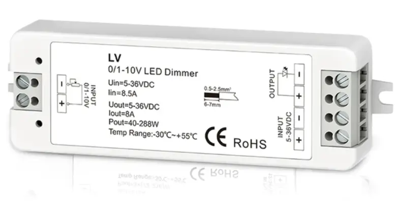 Iskydance L4-m Rf To 4 Channel 0-10v Led Dimmer User Manual