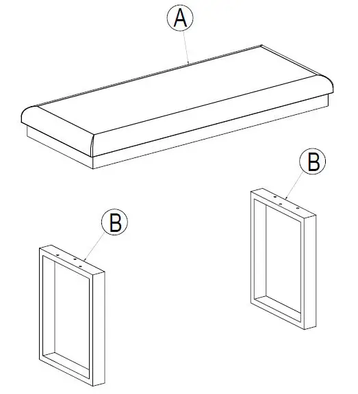Qualfurn-WF283866-6-Piece-Rrectangle-Wood-Top-Gray-Family-Dining-Table-Set-fig-9