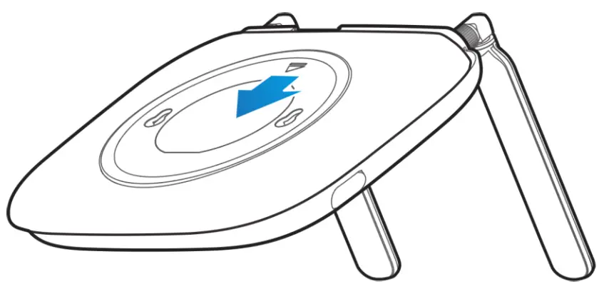 ZTE WF723CA 4G LTE Wireless Home Phone Base - battery