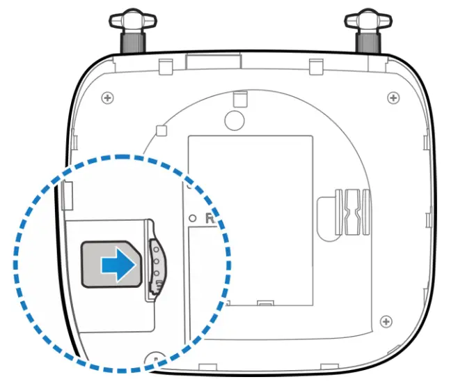 ZTE WF723CA 4G LTE Wireless Home Phone Base - cover