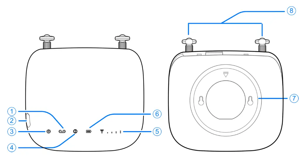 ZTE WF723CA 4G LTE Wireless Home Phone Base
