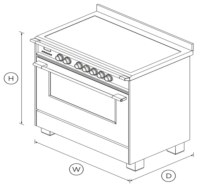 FISHER PAYKEL OR90SCI4B1 Freestanding Cooker - fig