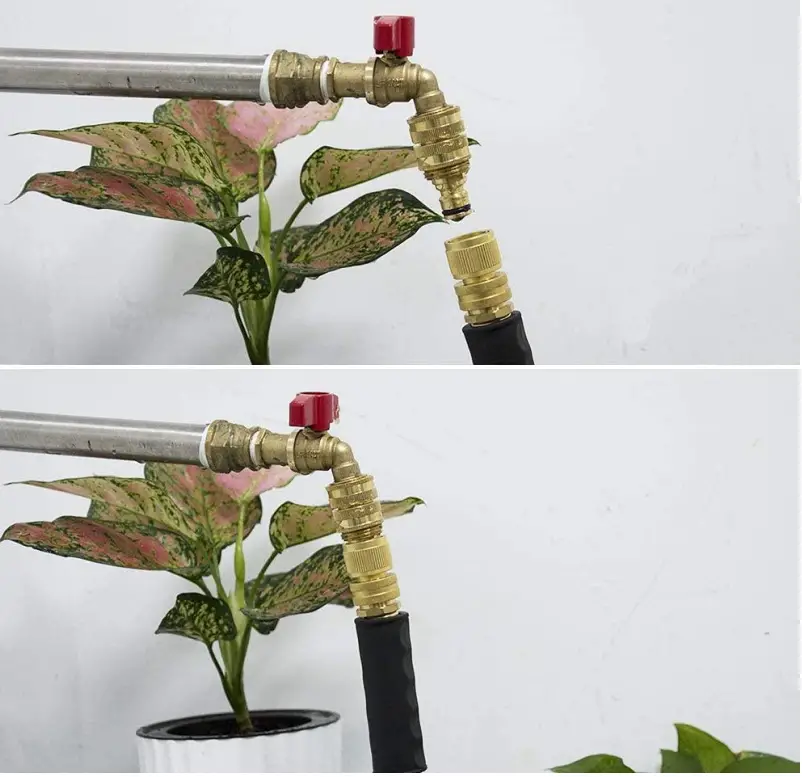 HOMEDEPOT B07FMTZ25Y Garden Hose Quick Connect Solid Brass Quick Coupler - fig 1