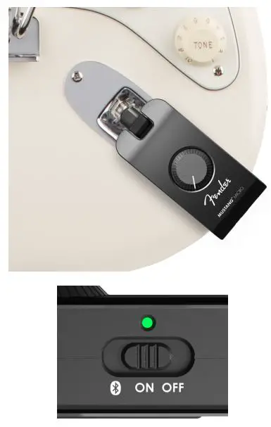 Fender MUSTANG Micro Owner’s Manual - CONNECTING TO A GUITAR AND POWERING UP