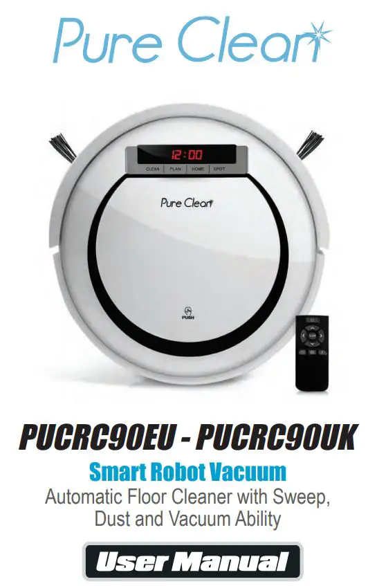 Pure Clean Smart Robot Vacuum User Manual