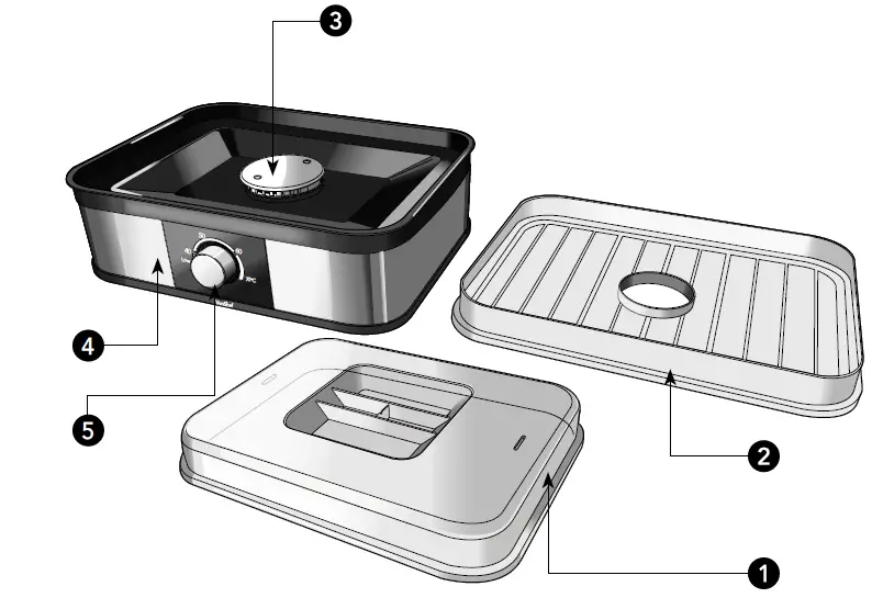 VonShef 2013381 5 Tray Food Dehydrator 2