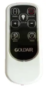 Goldair GCPF315 40cm Pedestal Fan with Wifi - Remote