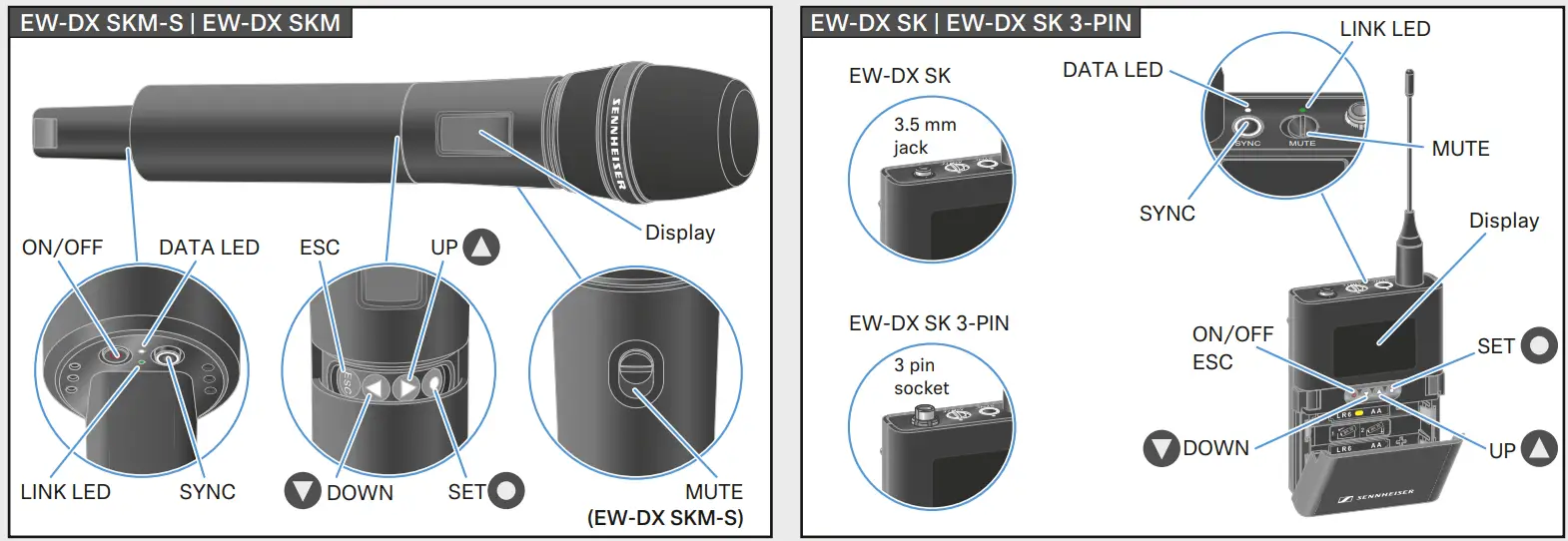 SENNHEISER EW-DX EM 2 Evolution Wireless Digital 19 Rack Receiver - fig 5