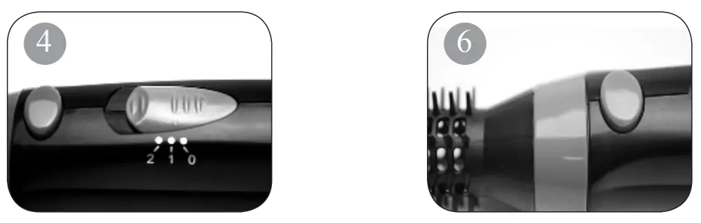 DO8816H Hot Air Brush Using Brush Fig