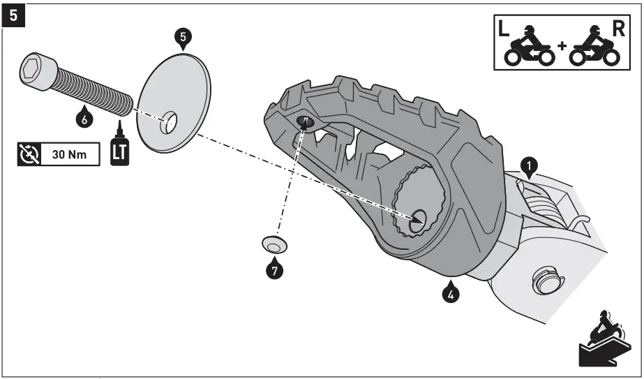 SW-MOTECH FRS.08.112.10201 EVO Footrest Kit-fig7