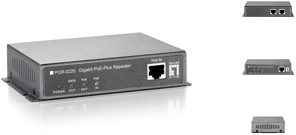 CONCEPTRONIC POR 0220 Gigabit PoE Plus Repeater - Product Images