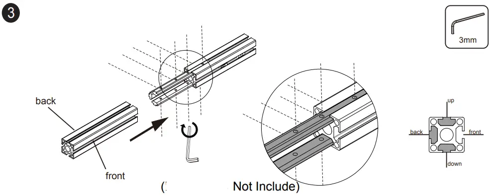 KIMEX-031-1032-Profile-Aluminium-50cm-Rail-FIG3
