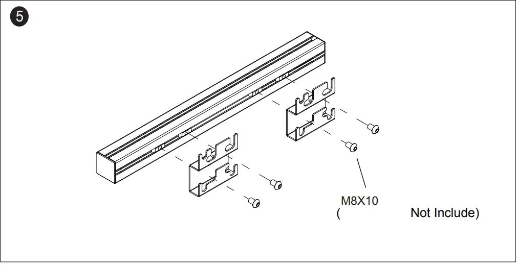 KIMEX-031-1032-Profile-Aluminium-50cm-Rail-FIG5
